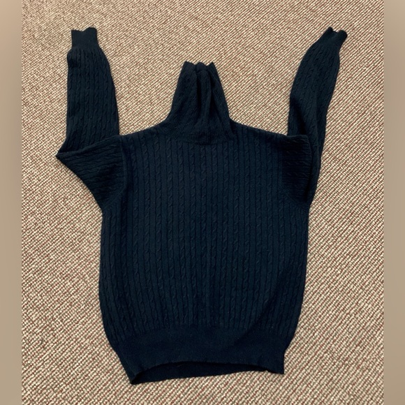 Women’s Small Petite Leyla Mitra 100% Cashmere Turtleneck Sweater - Picture 12 of 12